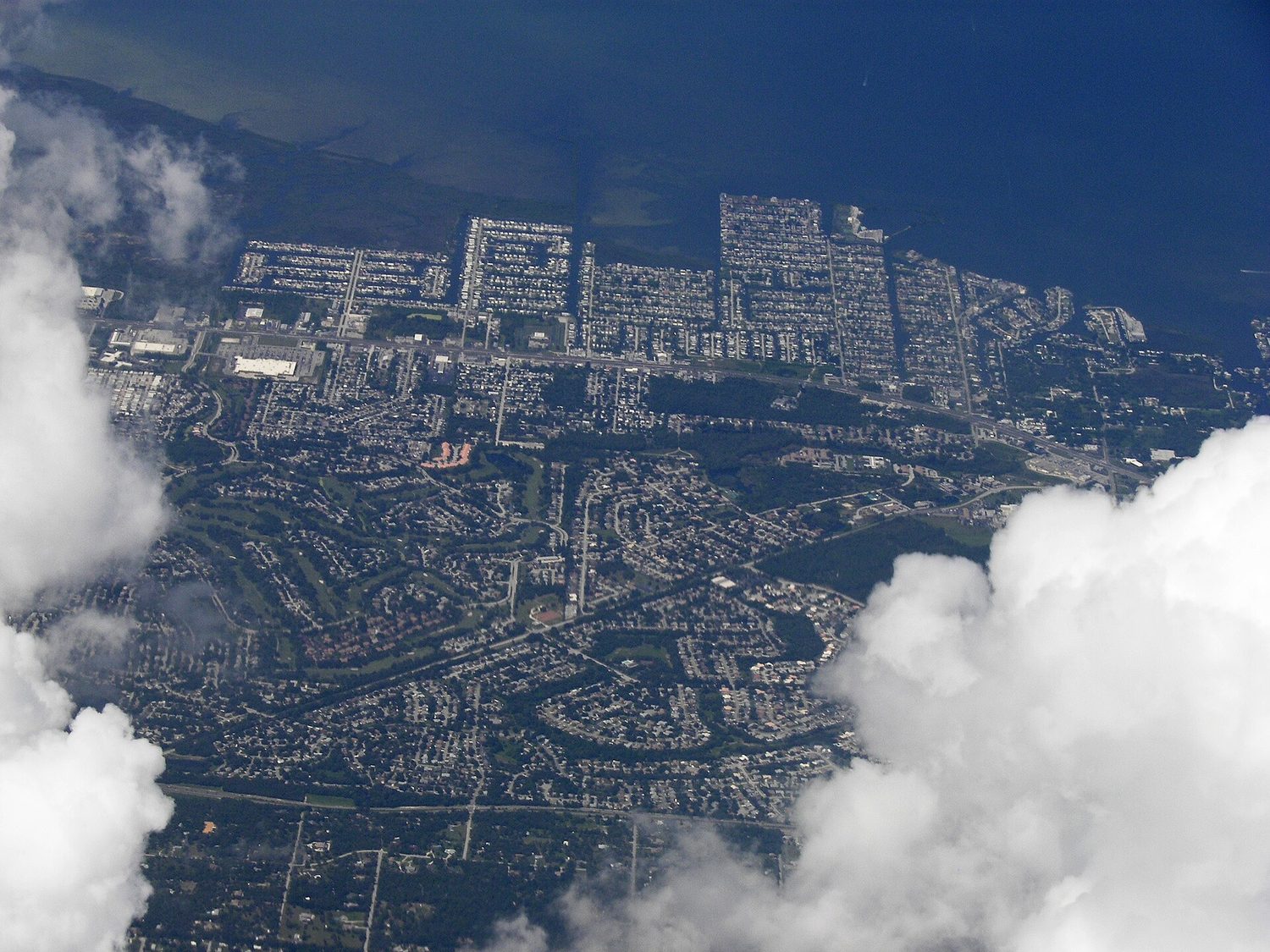 Aerial view of Hudson, Florida 2